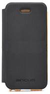 Apple iPhone 5/5S -Leather Book Case  Μαύρη (Ancus)