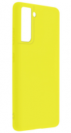 Mat Soft TPU Phone Case Cover for SAMSUNG S21  -  YELLOW  (OEM)