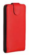 Sony Xperia E3 - Leather Flip Case Red (ΟΕΜ)