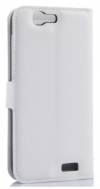 Huawei Ascend G7 - Leather Wallet Stand Case White (OEM) Huawei Ascend G7 - Leather Wallet Stand Case White (OEM)