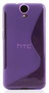 Θήκη TPU GEL Με Γραμμή S για HTC ONE E9+ Μώβ (ΟΕΜ)