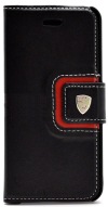 Δερμάτινη Θήκη Book Lamborghini για Apple iPhone 5/5S Μαύρη Α02 LCBLIP5SB