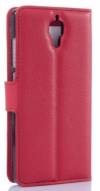 Xiaomi Mi 4  - Leather Wallet Stand Case Red (ΟΕΜ)