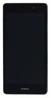 Complete LCD with Digitizer and frame for Huawei Ascend P8 Lite in Black (Bulk)