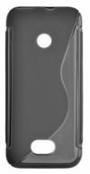 TPU Gel Case S-Line for Nokia 208 Black (ΟΕΜ)