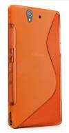 Sony Xperia Z Θήκη Σιλικόνης TPU S-line - Πορτοκαλί