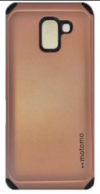 Hard Silicon Case  for- Samsung A8 2018 rosegold (motomo)