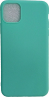 Back Cover Silicone TPU Case For Apple iPhone 11 - Matt Turquoise (OEM)