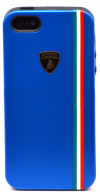 iPhone 5/5S Back Cover Plastic Case Lamborghini Blue Tricolor-D1 IP5SBCPCLBT