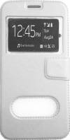 Δερμάτινη θήκη πορτοφόλι Stand and 2 Windows for Xiaomi Redmi 6 White (oem) Δερμάτινη θήκη πορτοφόλι Stand and 2 Windows for Xiaomi Redmi 6 White (oem)