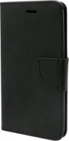 Sony Xperia M C1905 - Leather Wallet Stand Case Black (OEM)