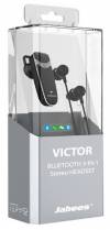 Bluetooth Hands Free Jabees Victor Music Stereo Receiver 3 in1 με Αποσπώμενα Ακουστικά Μαύρο-Ασημί Bluetooth Hands Free Jabees Victor Music Stereo Receiver 3 in1 με Αποσπώμενα Ακουστικά Μαύρο-Ασημί
