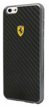 Apple iPhone 6 4.7" - Θήκη Ferrari Scuderia Πλαστικό Πίσω Κάλυμμα Καρμπόν Μαύρο (FESCCBHCP6BL)