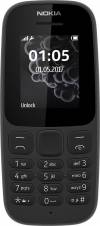 Nokia 105 (2017) Dual Sim Μαύρο