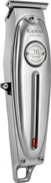 Kemei Professional Rechargeable Hair Clipper Silver KM-1949