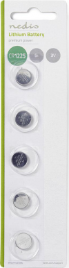 Nedis Lithium Watch Batteries CR1225 3V 5pcs