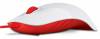 POWERLOGIC - Shark Ambidextrous Wired Mouse - White + Red