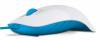 POWERLOGIC - Shark Ambidextrous Wired Mouse - White + Blue