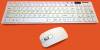 Wireless Stylish Keyboard Mouse Set White ()