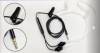 Air Tube Earphone Hook With Microphone Anti-Radiation Black (OEM)