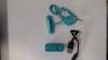 Wireless Stereo Headphones 3 in 1 Light Blue (OEM)