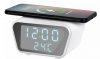 Rebel Digital Desktop Clock with Alarm Clock RB-6303-W White