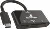 POWERTECH PT-497 Card Reader USB Type-C, SD, Micro SD, USB, Black