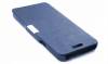 Huawei Ascend G630 - Magnetic Leather Stand Case With Hard Back Cover Dark Blue (OEM)