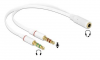 3.5mm Stereo Audio Female to 2x3.5mm Stereo Audio Male Adapter Cable 3.5mm Stereo Audio Female to 2x3.5mm Stereo Audio Male Adapter Cable
