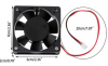 60 x 60 x 20 mm Fan 12V  -  wx6020ms model