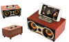 Wireless Speaker XM-6 BT  BROWN WOODEN