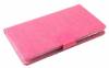 Lenovo A880 - Leather Wallet Stand Case Pink (OEM)