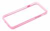 Stylish Protective Bumper Frame Case for iPhone 6 4.7" - Pink / Clear (ΟΕΜ)