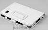 Leather Stand Case for Samsung P1000 Galaxy Tab White (OEM)