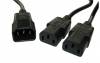 Powertech καλώδιο UPS Τροφοδοσίας Θυλ σε 2 Αρσ. (3PIN) -1.5M CAB-P008 Powertech καλώδιο UPS Τροφοδοσίας Θυλ σε 2 Αρσ. (3PIN) -1.5M CAB-P008