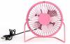 ALP-A102  ULTRA-Low Power&Strong Wind USB Mini Fan Free Angle Adjustment - Pink