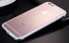 Apple iPhone 6 4.7" - Μεταλλική Θήκη Με Πίσω Διαφανές Πλαστικό Κάλυμμα Ασημί (OEM)