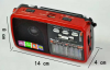     FM/Am/Sw1-6 8 Bands  USB/TF/Rechargeable/Bluetooth Speaker