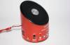 Red - WS-139RC Mini MP3/Fm radio Speaker with built-in MP3 player and FM radio, support MP3 play from USB/microSD Card - Black - Φορητό ηχείο με δυνατότητα αναπαραγωγής Mp3 μέσω USB ή SD κάρτας και ενσωματωμένο FM δέκτη