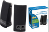 Esperanza Wired USB 2 X 3W Black Speakers