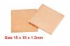 High Quality Copper CPU Thermal Pad Shim For Laptop 1,5cm x 1,5cm x 1,2mm