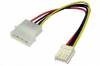 5.25" 4 Pin Molex To 3.5" Floppy Drive FDD Internal Power Cable Adapter 5.25" 4 Pin Molex To 3.5" Floppy Drive FDD Internal Power Cable Adapter
