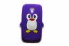 Cute Penguin Θήκη σιλικόνης για iPod Touch 5G Μωβ