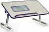Πτυσσόμενο Τραπεζάκι Laptop Ergonomic Laptop Desk με Ανθεκτικό Μεταλλικό Σκελετό & Ανεμιστήρα μωβ (OEM)