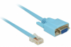 DELOCK Καλώδιο Serial RS-232 DB9 Female Σε RJ45 Male, 1m, Μπλε