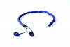 Ακουστικά CordCruncher Με καλώδιο που δεν μπλέκεται - Blue