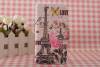 LG Optimus L9 II D605 - Leather Wallet Case Eiffel Tower And Flowers  (OEM)