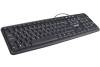 Wired USB PS 2 Keyboard with Greek Layout Nod Black KBD-004