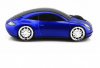 Ασύρματο Ποντίκι 2.4G Wireless Mouse Porsche  μπλε με led μπλε (OEM)
