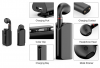 K60 Earbud Bluetooth Handsfree Μαύρο - Ακουστικα Πέτου (ΟΕΜ)